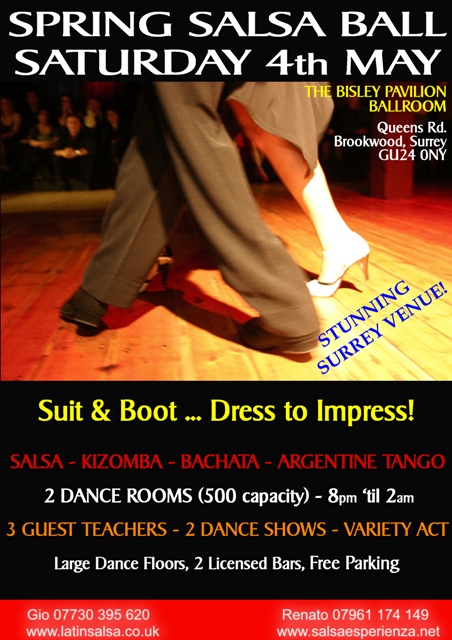 Salsa Ball in Bisley, Surrey